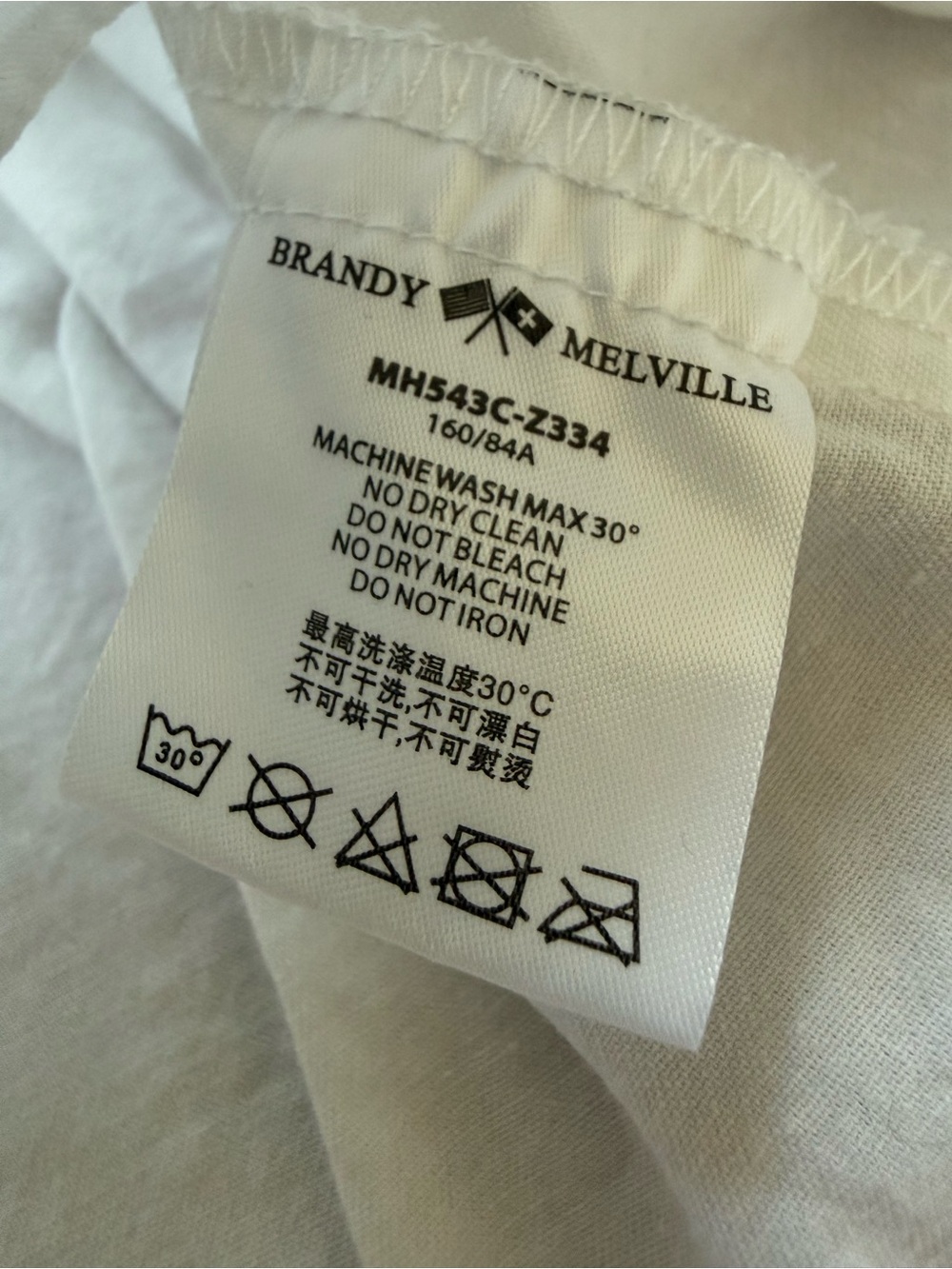 Mixed Women's Brandy Melville Tops Bundle — White, Black, Gray, Light Blue - Picture 5 of 16